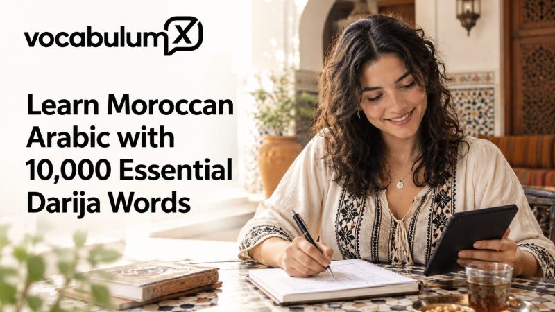 Learn Moroccan Arabic with 10,000 Essential Darija Words